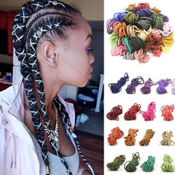Suede Colorful Hair Ties Long 5m