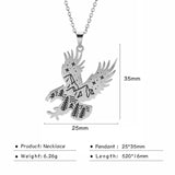 Stainless Steel Animal Pendant Necklace