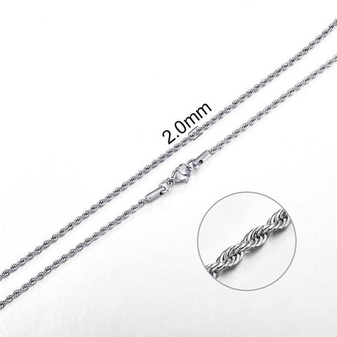 Elegant Smooth Rope Chain – From The Heart Elegant Smooth Rope Chain – From The Heart