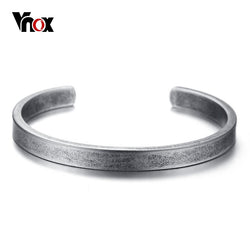 Vintage Viking Cuff Bracelet, stainless steel
