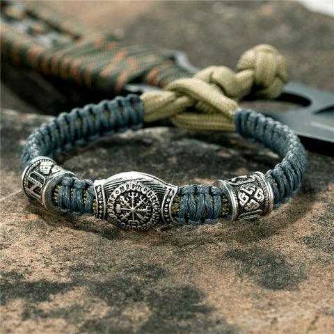 Buy Rune Viking Bracelet Amulet Success Prosperity Magic Symbols and Runes, rune Jewelry,pagan.artisan Handmade Sterling Silver Bead Online in India -  Etsy