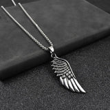 Classic Viking Vintage Pendant Necklace, Stainless Steel