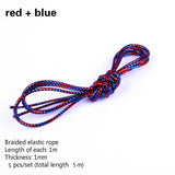 Stretchable Braided Ropes for Hair