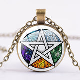 Triple Moon Goddess/ Tree of Life Necklace