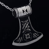 Large Talisman Viking Axe Pendant Necklace N039