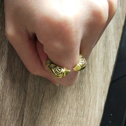Nordic Talisman Viking Ring R022