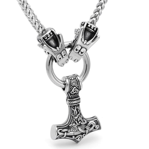 Thors Hammer Necklace - Knotted Cross – Vikings of Valhalla US