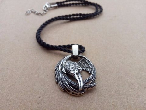 Odin's Raven Viking Necklace Pendant N012